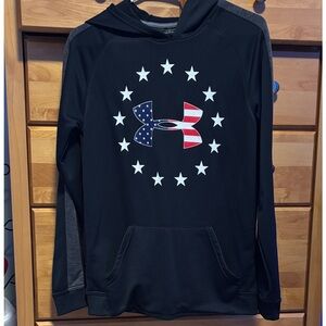 Under Armour Black Hoodie with Star Logo